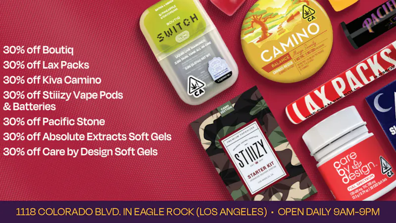 Velvet Cannabis Dispensary Eagle Rock 🍃 Daily Monday Deals @ Velvet Eagle Rock! 🍃