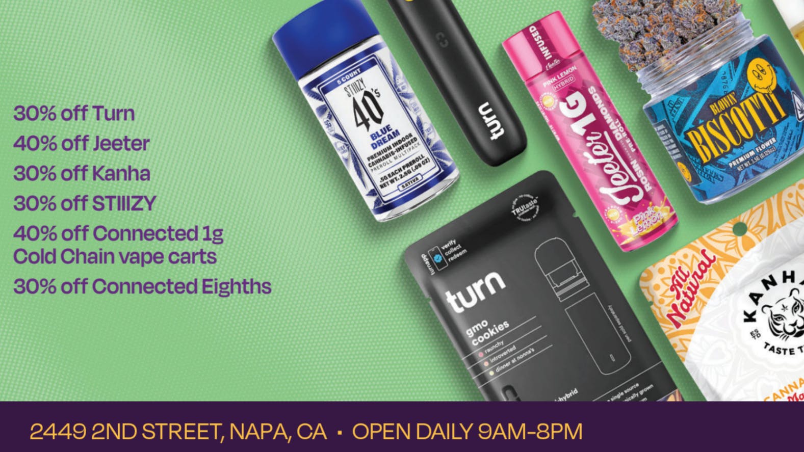 Velvet Cannabis Dispensary Napa 🍃 Daily Friday Deals @ Velvet Napa 🍃