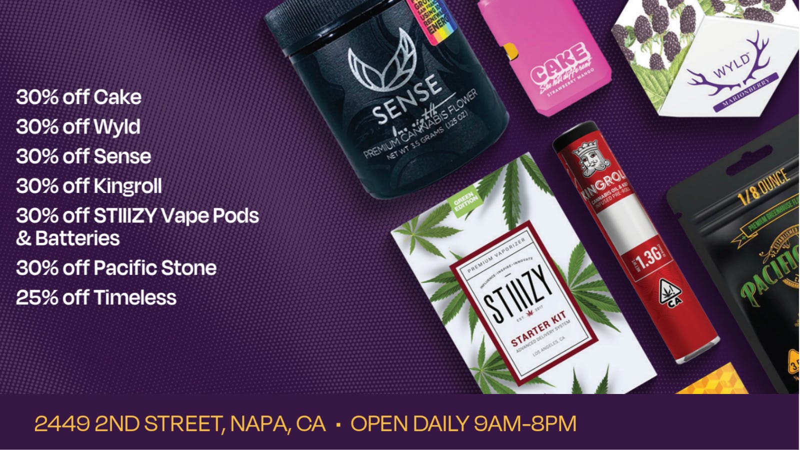 Velvet Cannabis Dispensary Napa 🍃 Daily Tuesday Deals @ Velvet Napa! 🍃