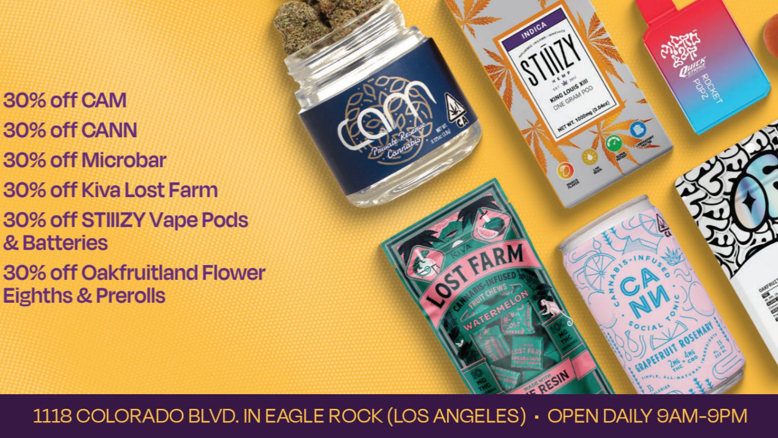 Velvet Cannabis Dispensary Eagle Rock 🍃 Daily Saturday Deals @ Velvet Eagle Rock! 🍃