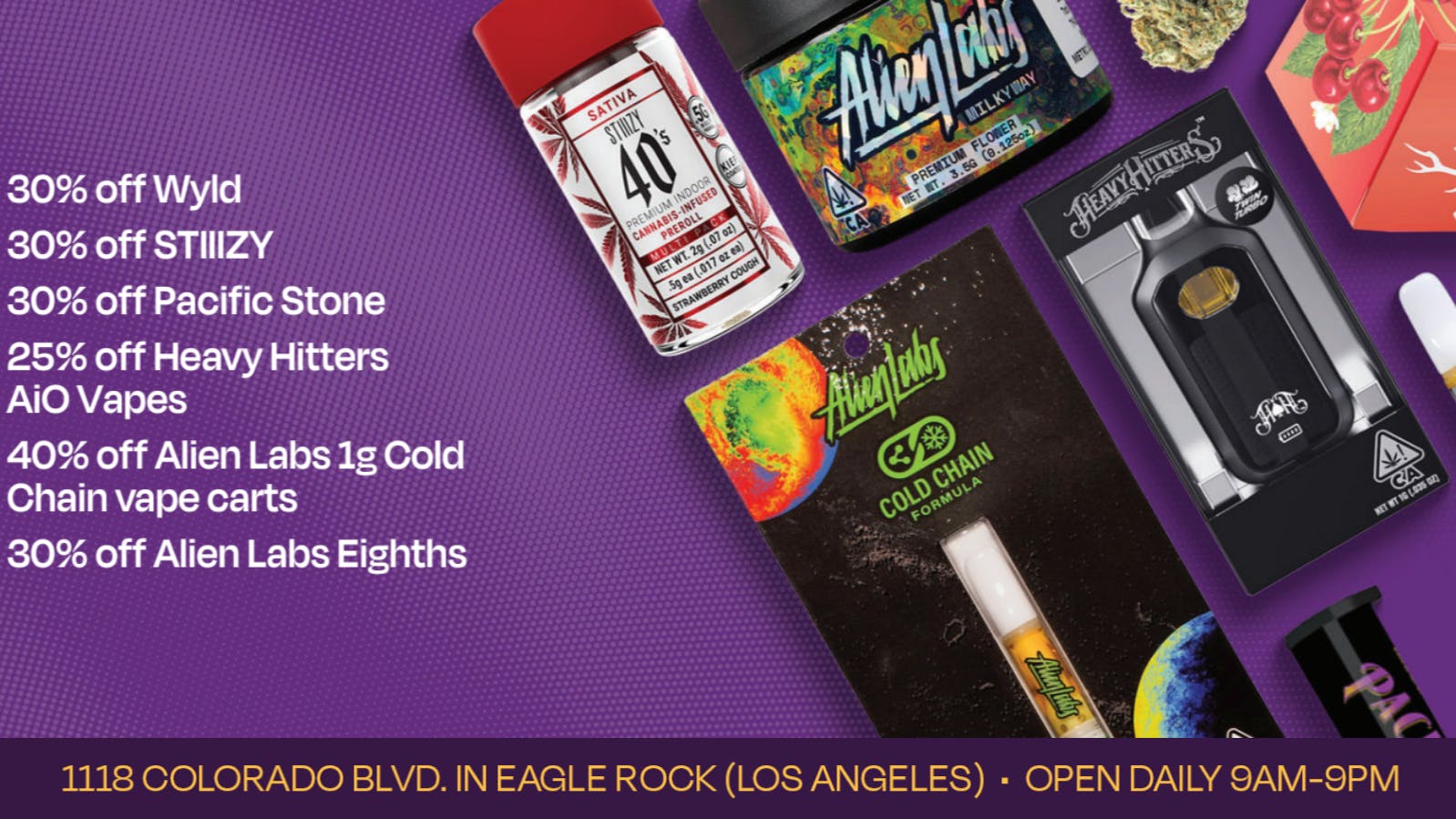 Velvet Cannabis Dispensary Eagle Rock 🍃 Daily Wednesday Deals @ Velvet Eagle Rock! 🍃