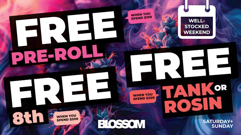 Blossom Cannabis - South Portland 💼 Stash-Up Saturday & Sunday