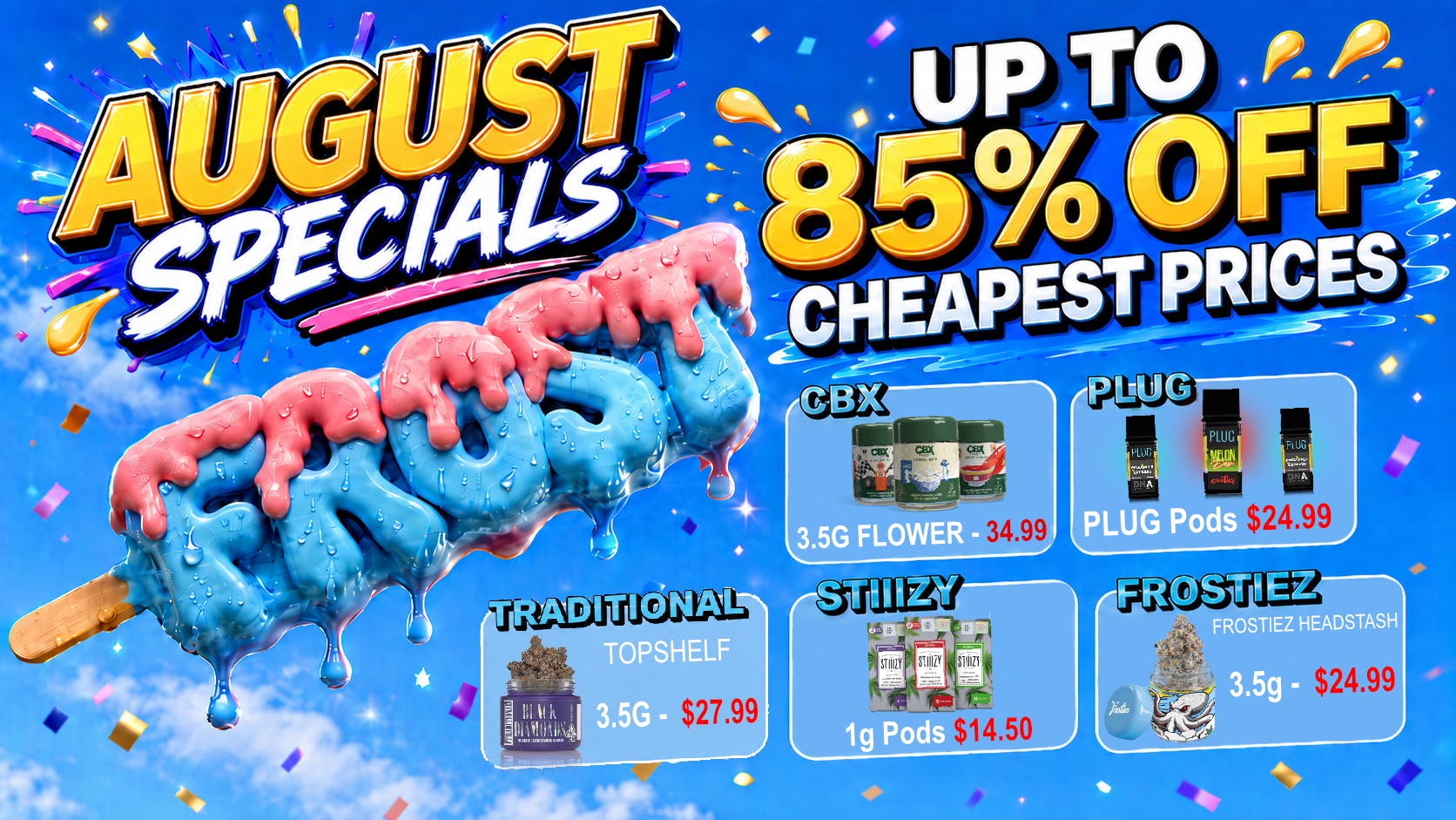 Frost 🔥 MEGA SALE 🔥 UP TO 85% OFF + SPECIALS! + GIFT
