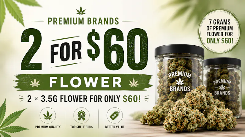 Good Karma Dispensary 2 FOR $6O FLOWER AT GOOD KARMA