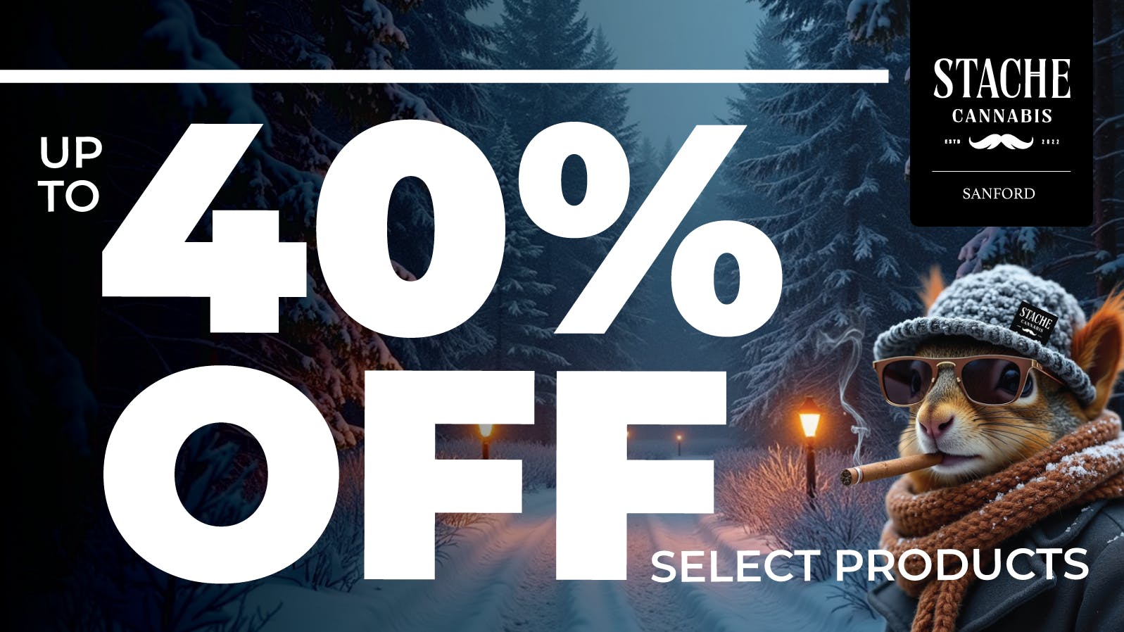 Stache Up to 40% Off Select Products Storewide