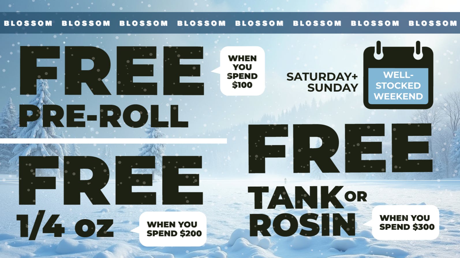 Blossom Cannabis - Biddeford 💼 Stash-Up Saturday & Sunday