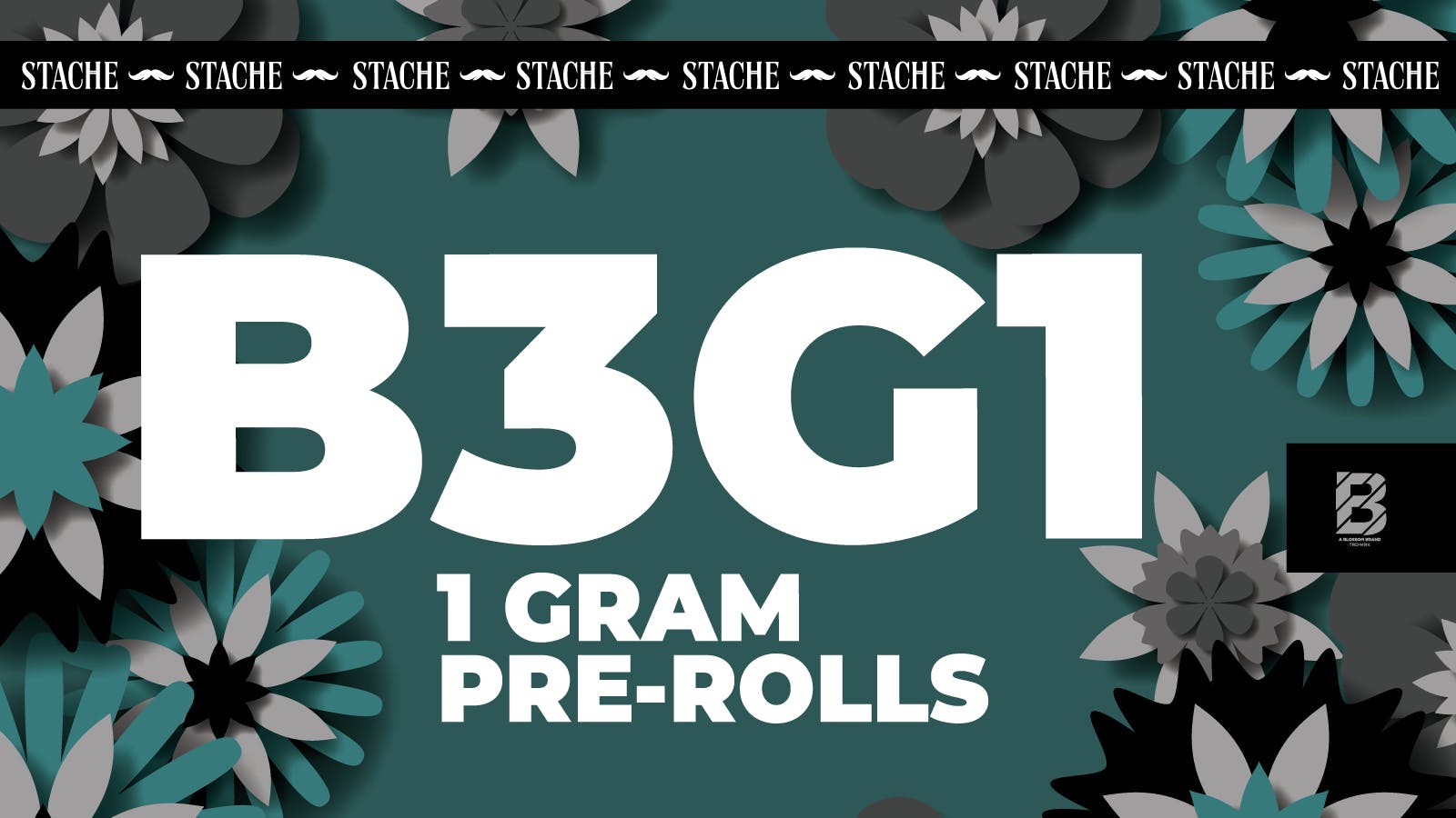 Stache Buy 3 Get 1 Pre-Rolls