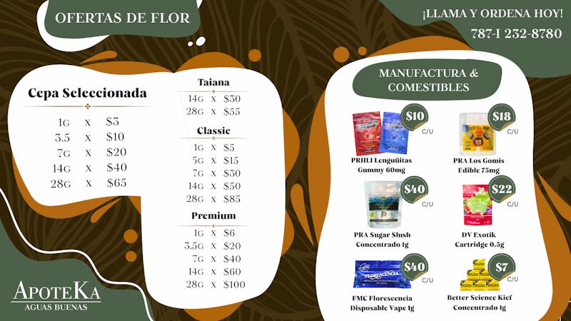 ApoteKa - Aguas Buenas Ofertas de Flor y Manufactura 💰✨