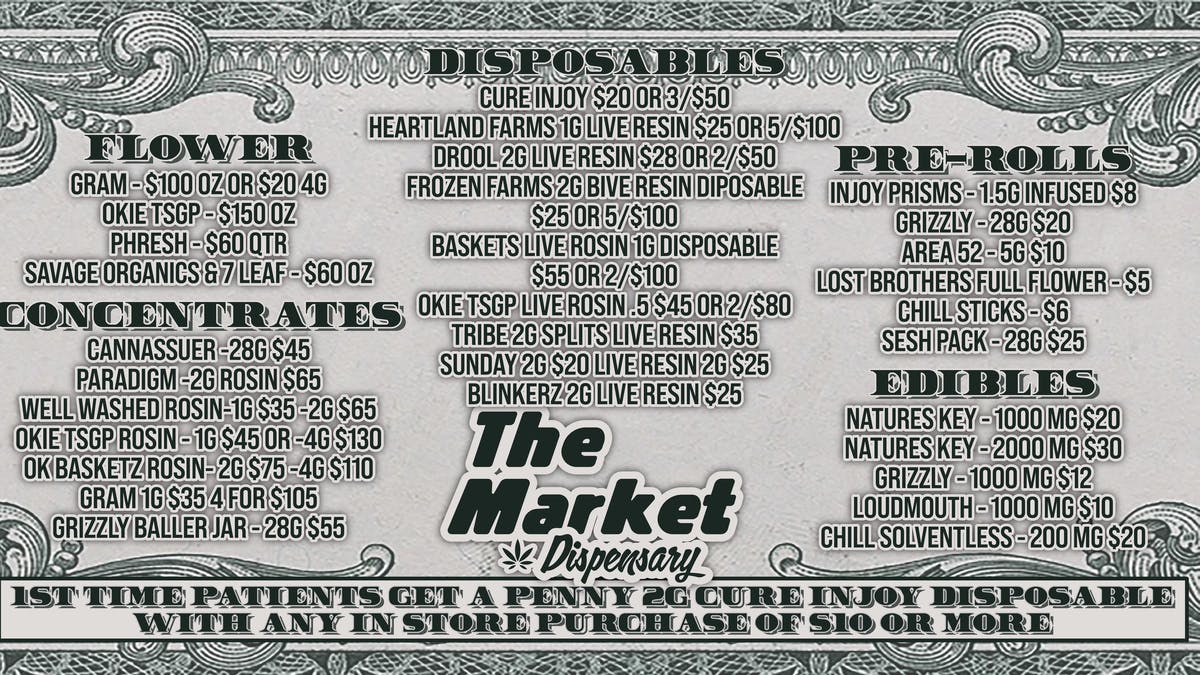 The Market Deals on Deals at THE MARKET!