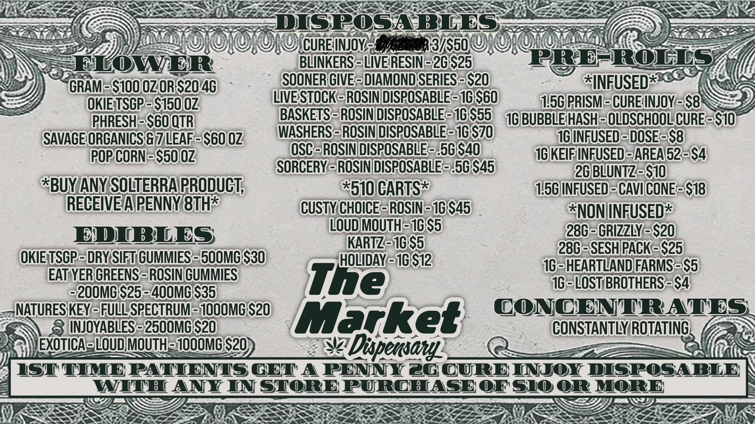 The Market Deals on Deals at THE MARKET!