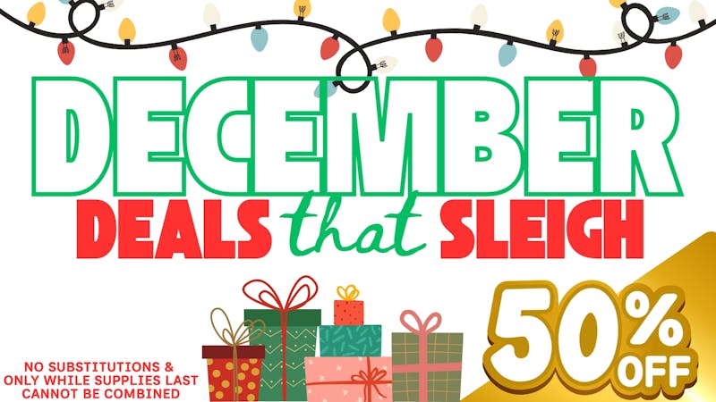 Woodland Cannabis Dispensary DECEMBER DEALS THAT SLEIGH