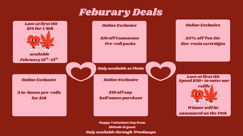 Altitude Organic Medicine - Platte Ave 3 Pre-rolls for $18