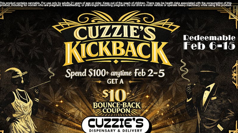 Cuzzies Delivery Cuzzie Kickback Deal