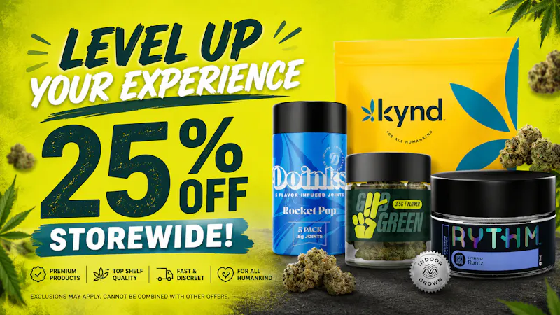 Cuzzies Dispensary 🔥 Level Up & Save BIG — 25% Off Storewide
