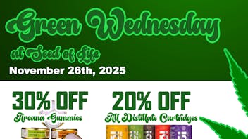 Seed of Life Labs - 32nd Green Wednesday