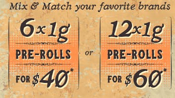 Tree House Craft Cannabis - Dracut Tuesday Tokes 6 Pre-rolls for $40 or 12 for $60