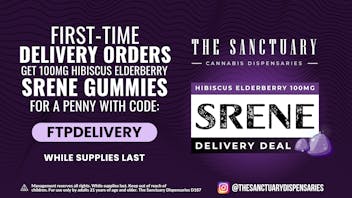 The Sanctuary Delivery - West Las Vegas Penny Gummies for First-Time Delivery orders!