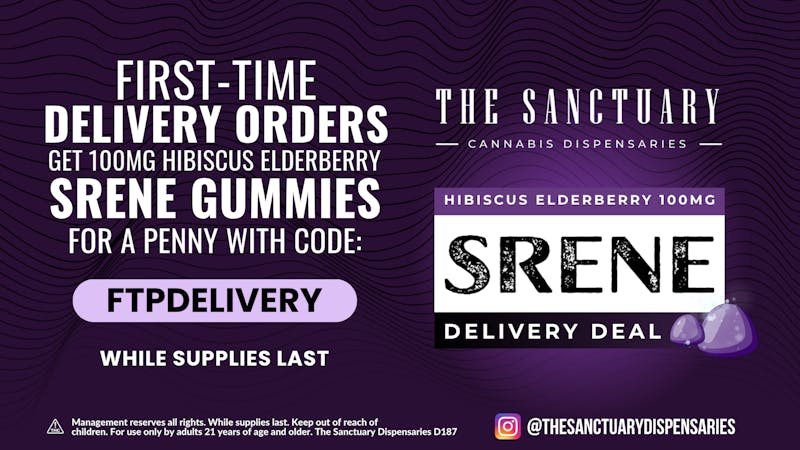 The Sanctuary Delivery - West Las Vegas Penny Gummies for First-Time Delivery orders!