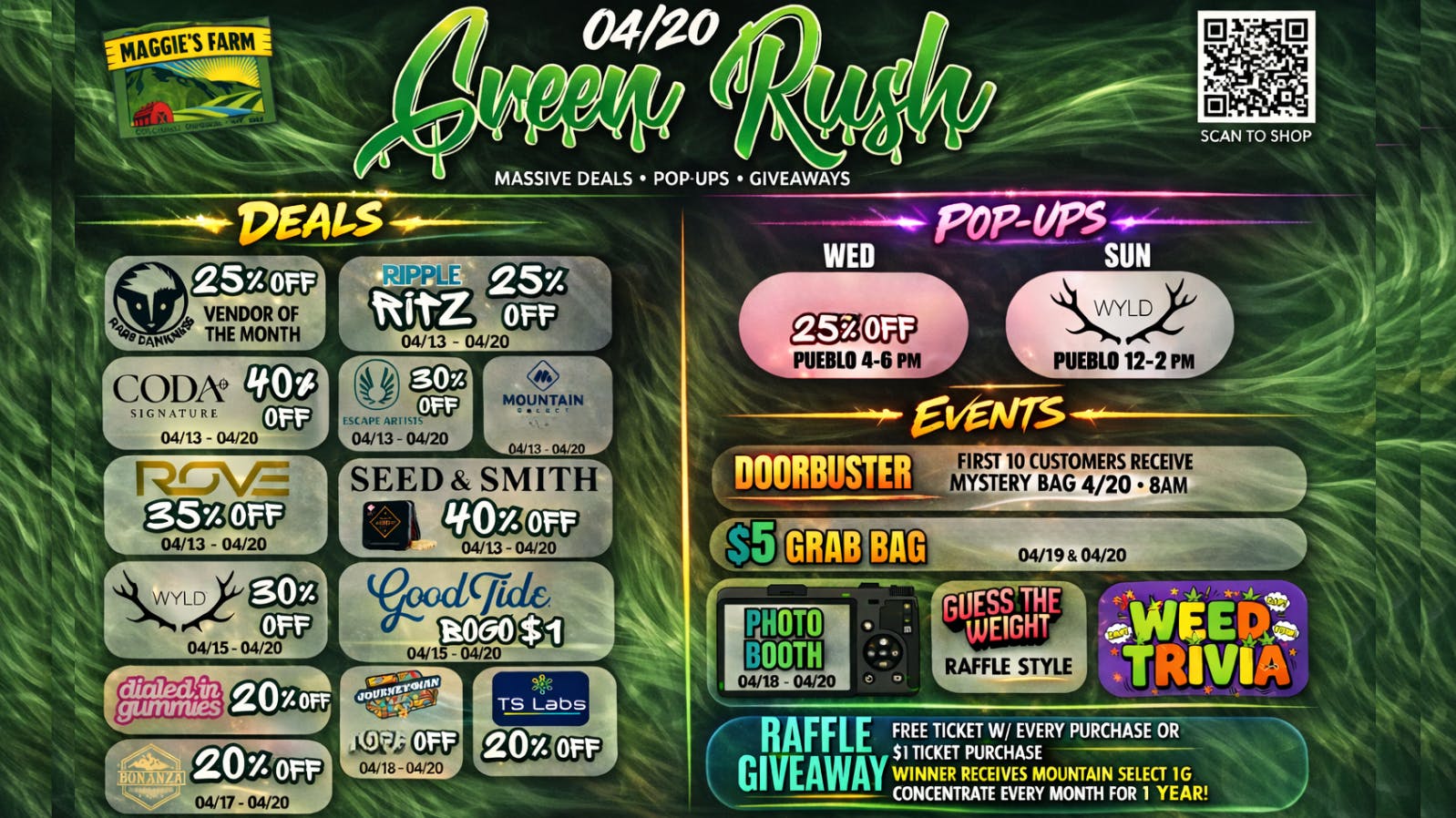 Maggies Farm Pueblo North - Piñon 420 Green Rush Pueblo