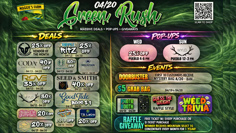 Maggies Farm Pueblo North - Piñon 420 Green Rush Pueblo