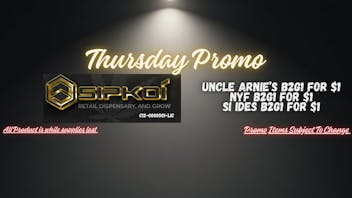 SipKoi Thirsty Thursday Promo