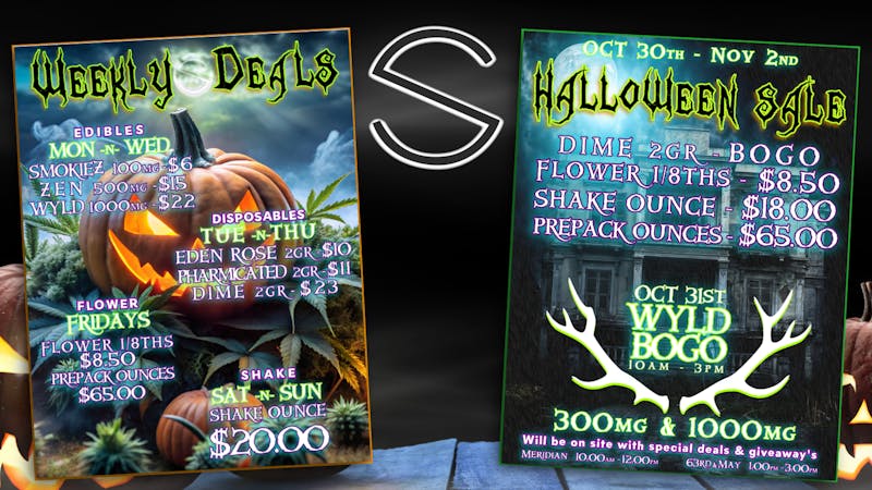 Stability Cannabis - S Meridian Halloween Weekend Sale