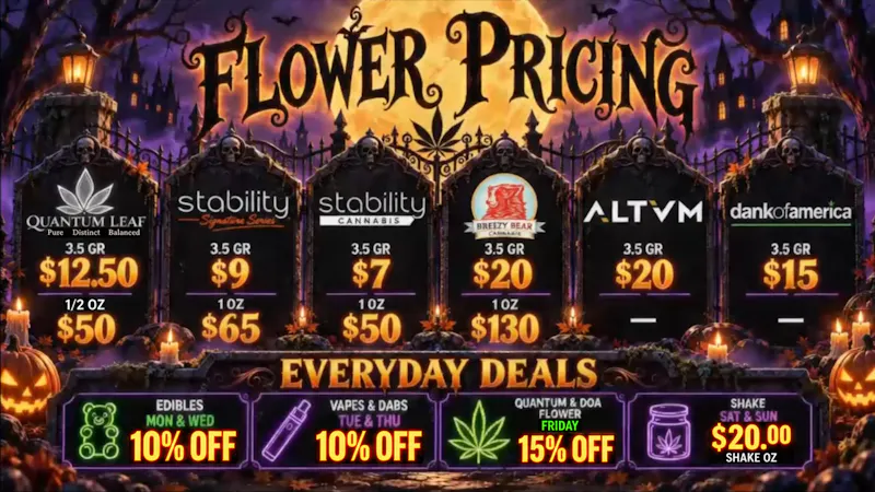 Stability Cannabis - NW 63rd and May Flower Pricing & Weekly Deals