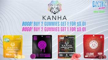 ELECTRIC AVENUE KANHA B2G1 FOR $0.01