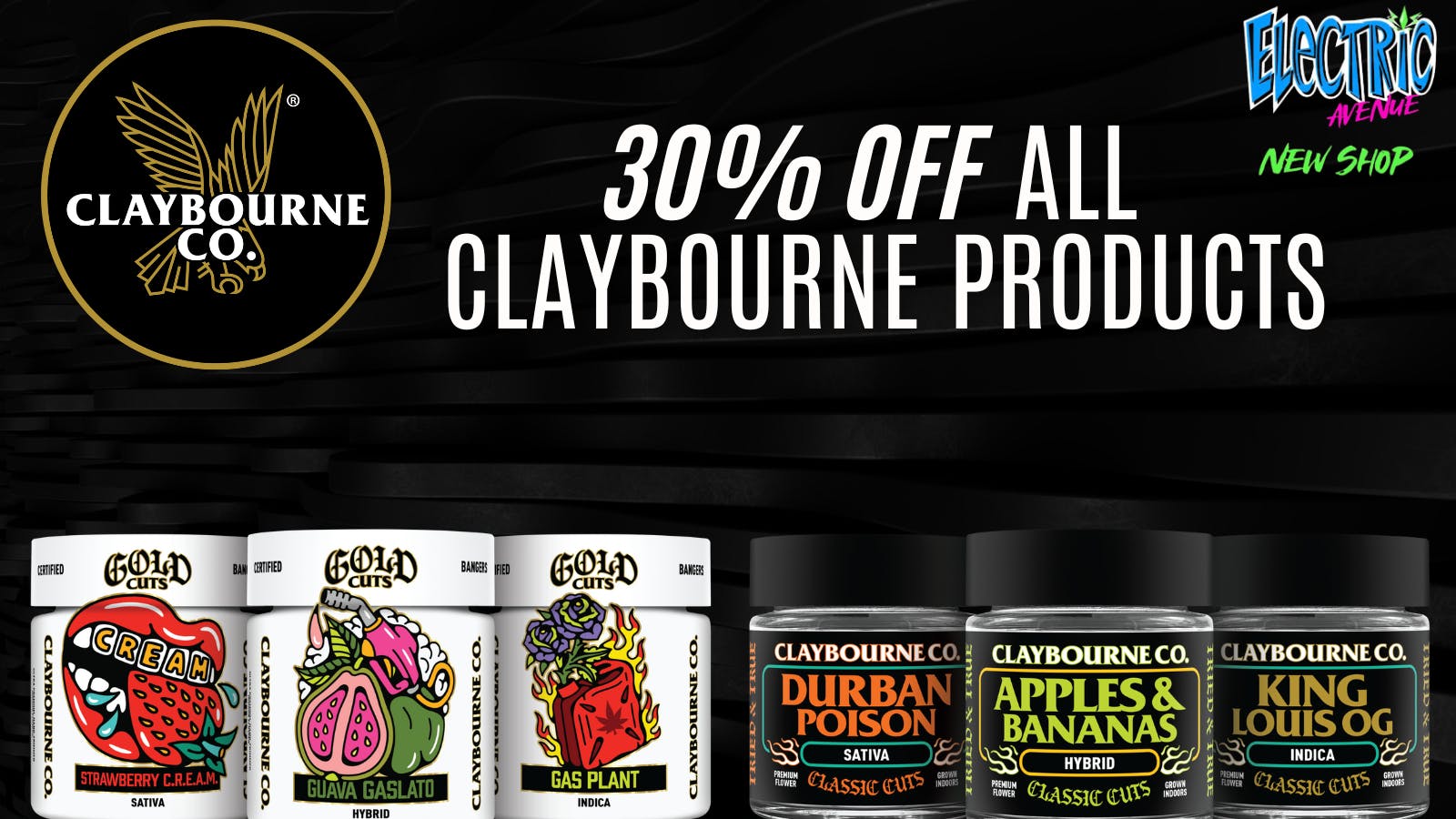 ELECTRIC AVENUE 30% OFF ALL CLAYBOURNE PRODUCTS