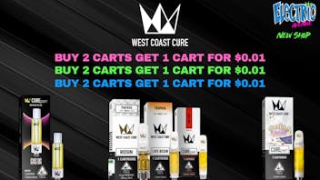 ELECTRIC AVENUE BUY 2 CARTS, GET 1 CART FOR $0.01