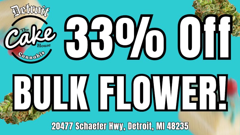 The Cake House - Detroit TCH Detroit Bulk Flower Deal!