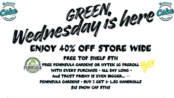 The Cake House - Detroit The Cake House Detroit - Green Wednesday 40% OFF