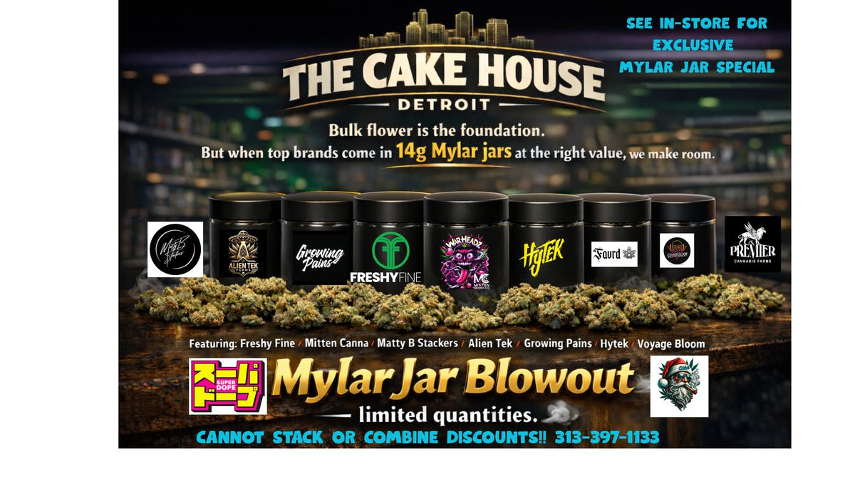The Cake House - Detroit TCH Detroit - 3.5g / 7g / 14g / 28g Mylar Specials
