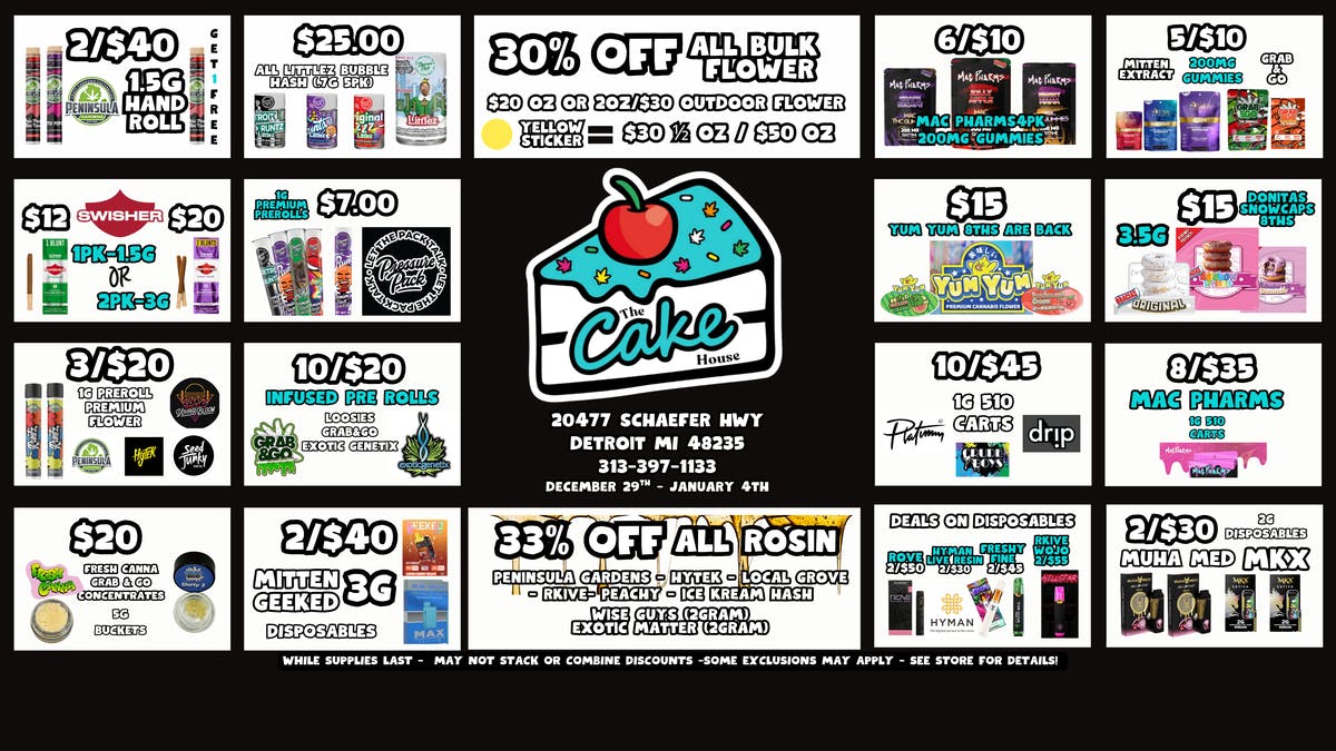 The Cake House - Detroit The Cake House Detroit - 30% OFF Store wide