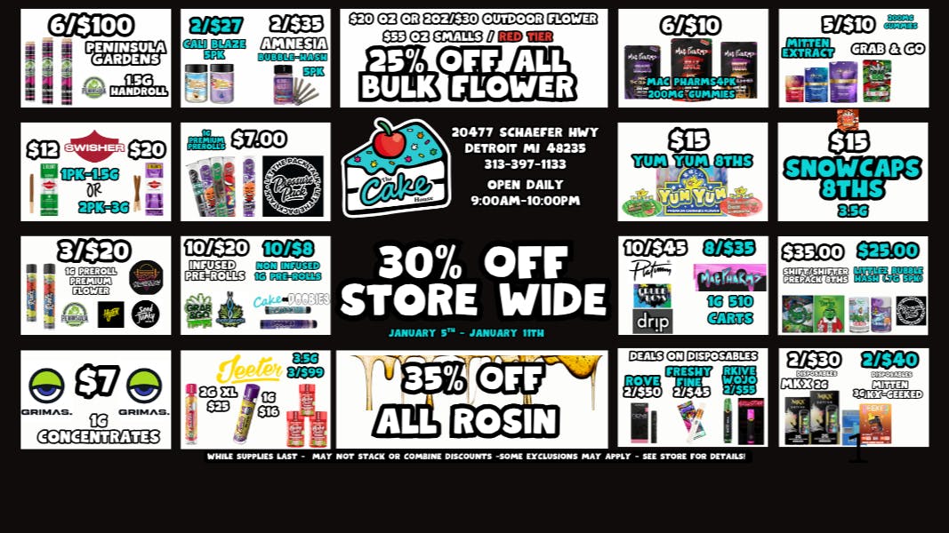 The Cake House - Detroit The Cake House Detroit - 30% OFF STORE WIDE