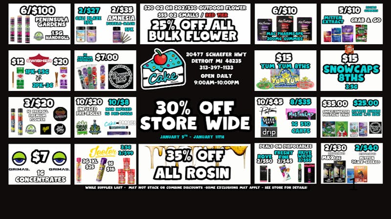 The Cake House - Detroit The Cake House Detroit - 30% OFF STORE WIDE