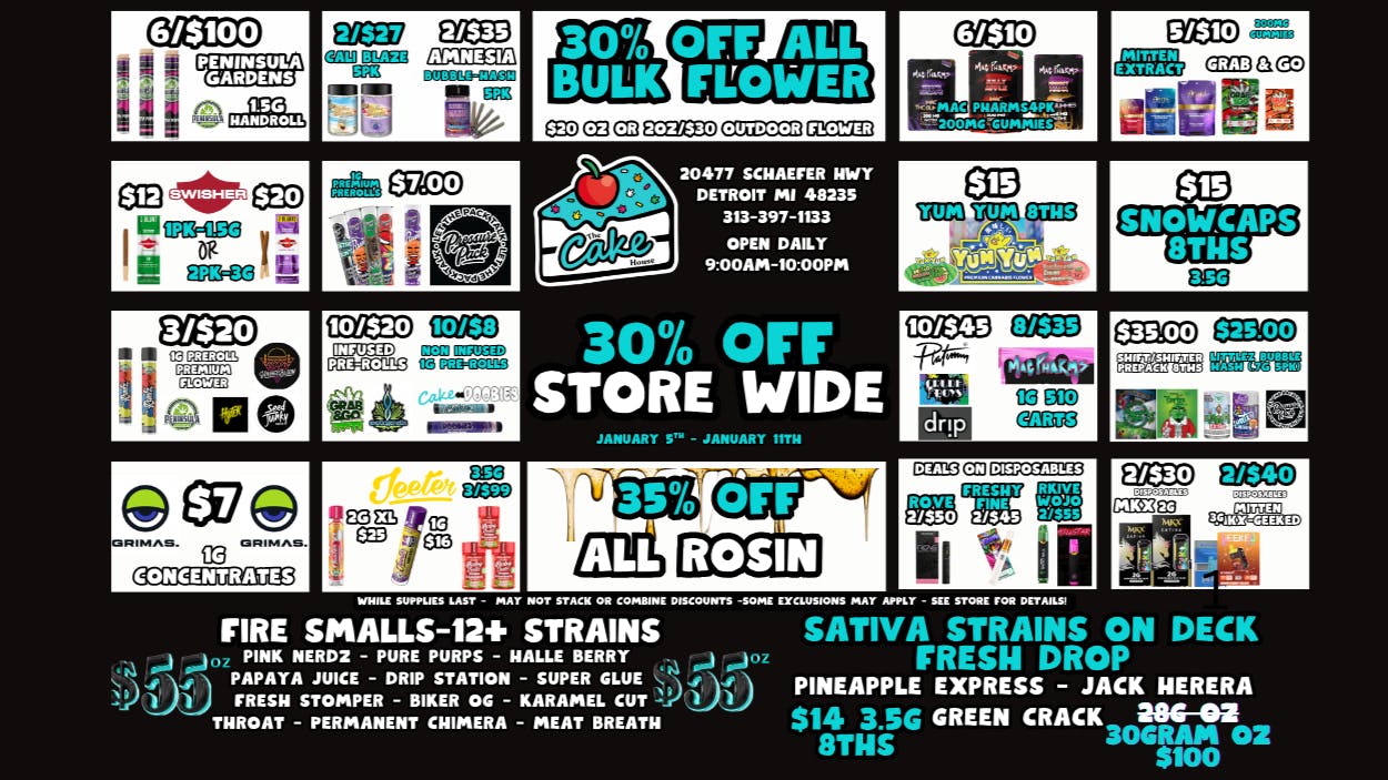 The Cake House - Detroit The Cake House Detroit - 30% OFF STORE WIDE