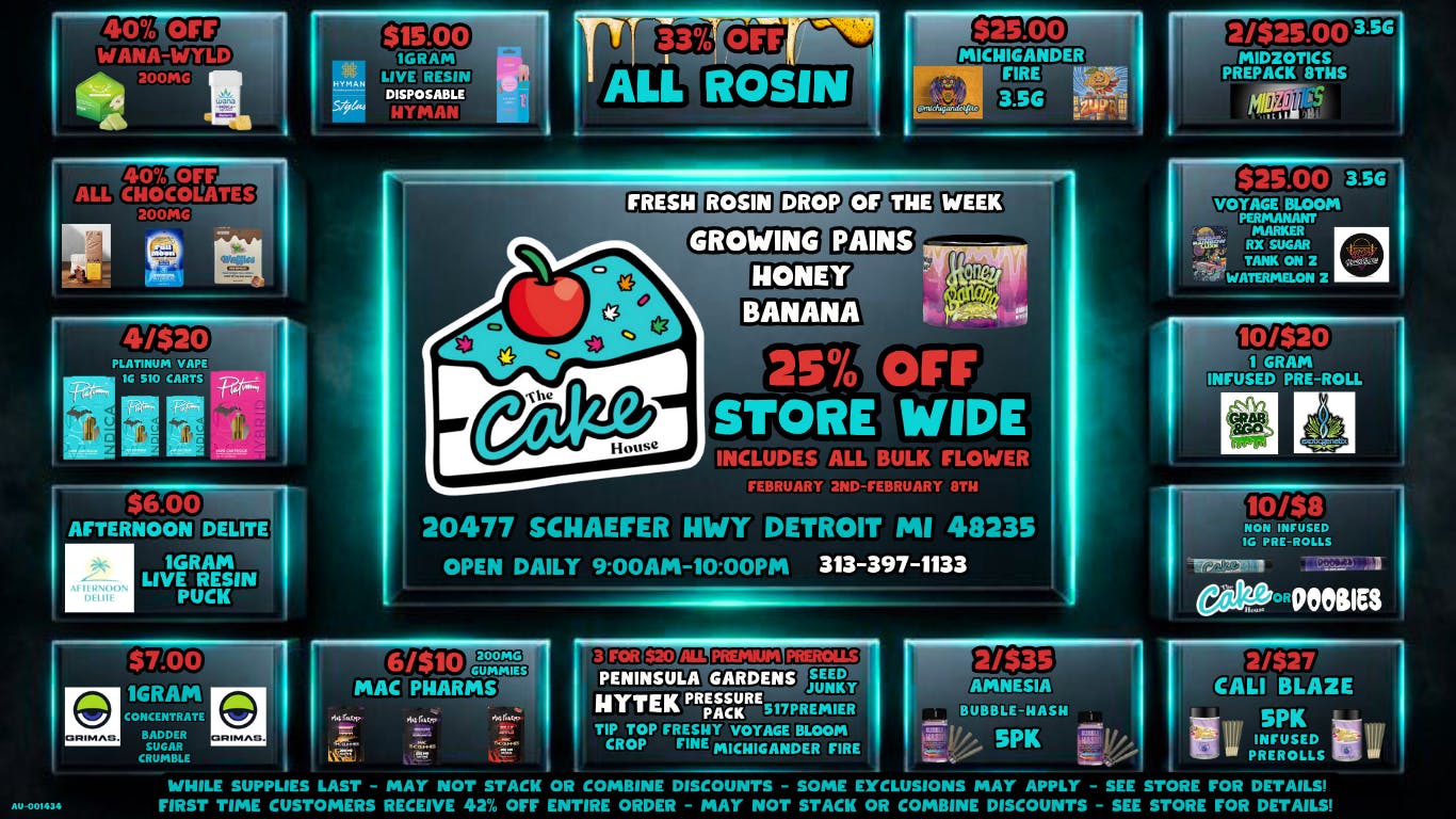 The Cake House - Detroit The Cake House Detroit - 25% OFF STORE WIDE