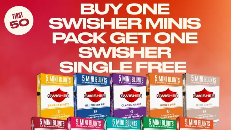 The Cake House - Detroit Buy One Swisher Minis pack get single pk for free