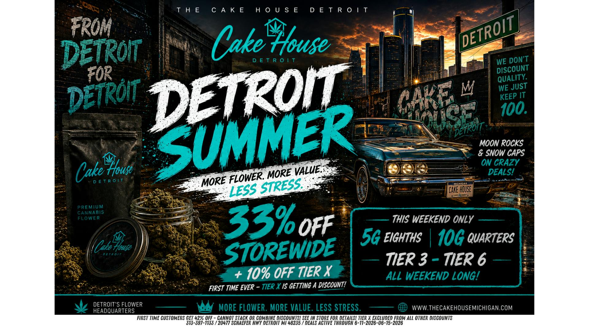The Cake House - Detroit TOP SHELF 8TH'S $22.50