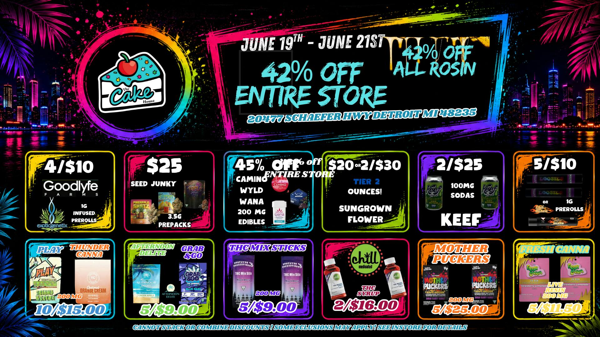 The Cake House - Detroit 42% OFF ALL ROSIN