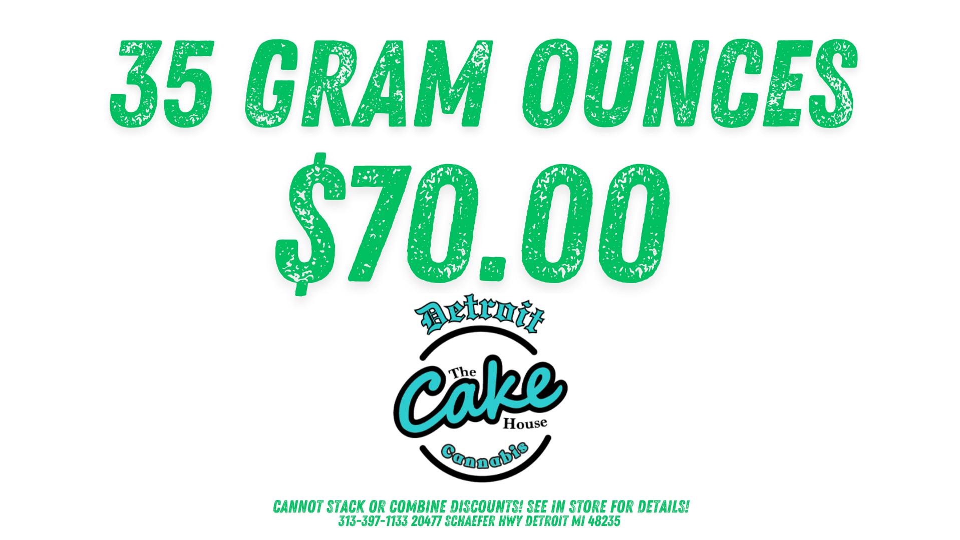 The Cake House - Detroit 35 GRAM OUNCES