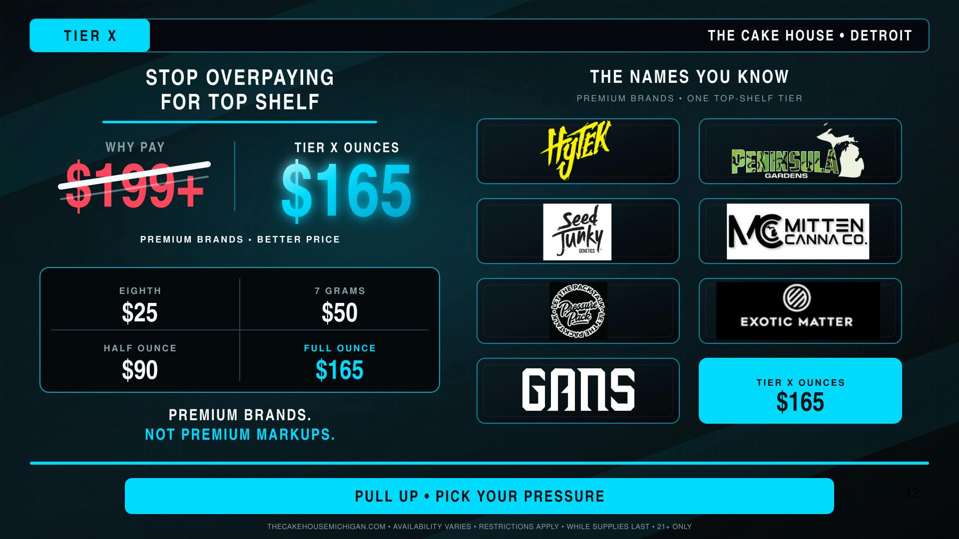 The Cake House - Detroit STOP OVERPAYING FOR TOP SHELF