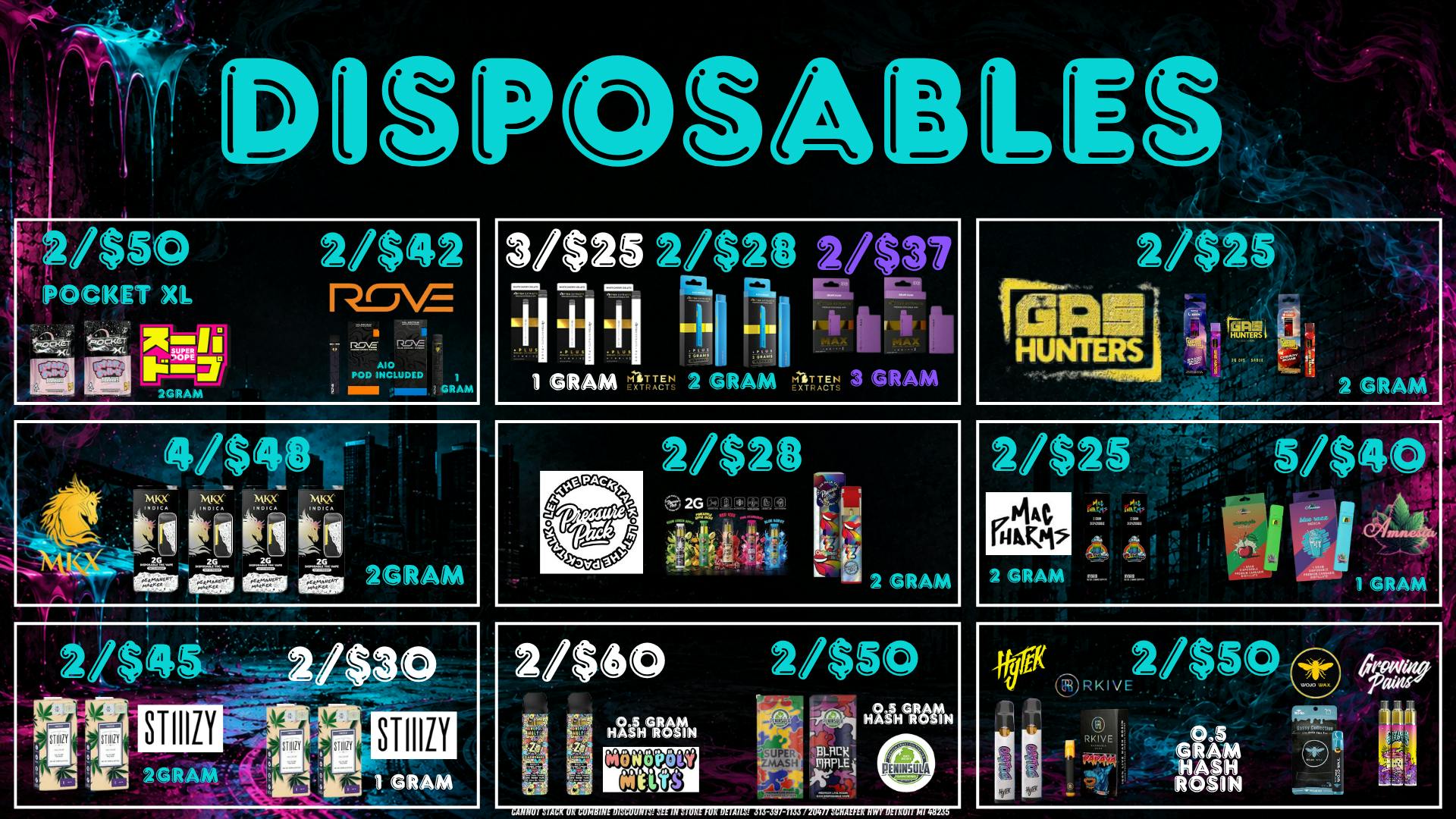 The Cake House - Detroit DISPOSABLES • BIG HITS • BIGGER SAVINGS