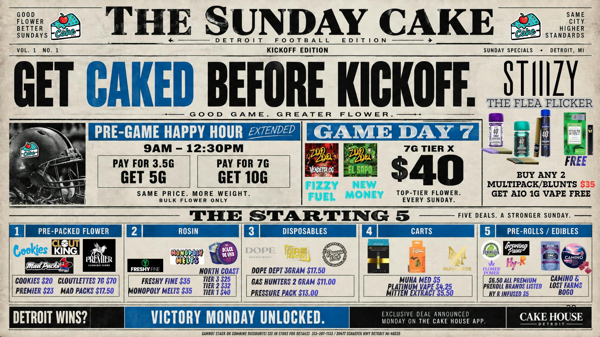 The Cake House - Detroit The Sunday Cake