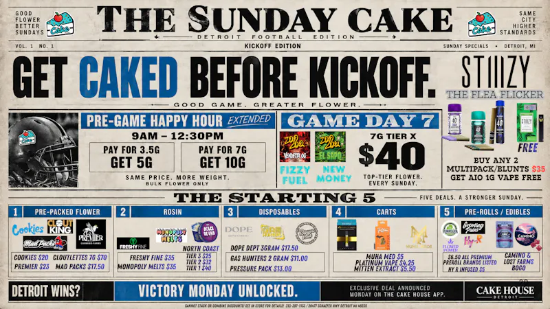 The Cake House - Detroit The Sunday Cake