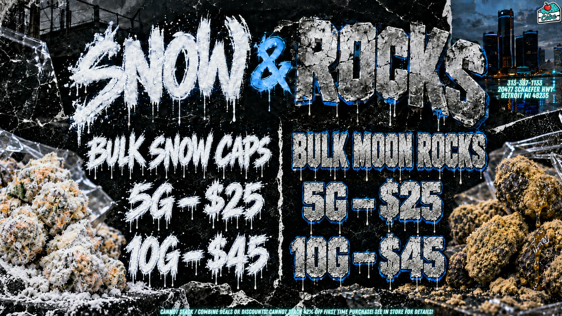 The Cake House - Detroit Snow OR Rocks