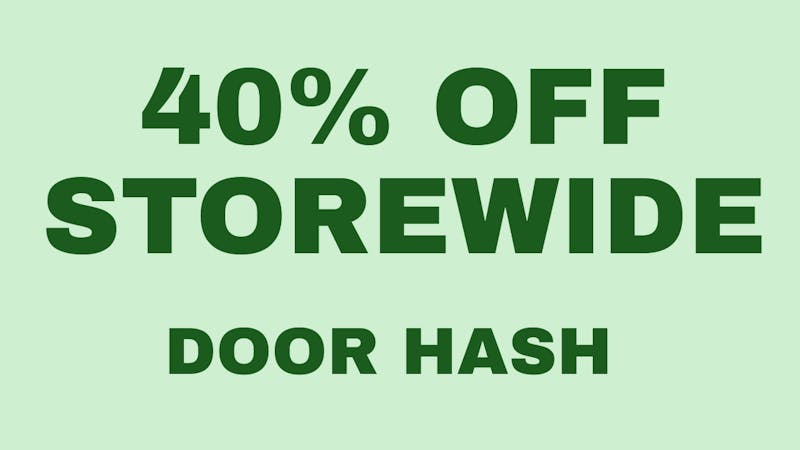 Doorhash 40% OFF STOREWIDE!!!