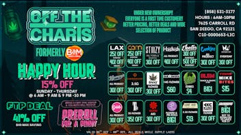 Off The Charts/BAM - Miramar UNDER NEW OWNERSHIP! EVERYONES AN FTP!