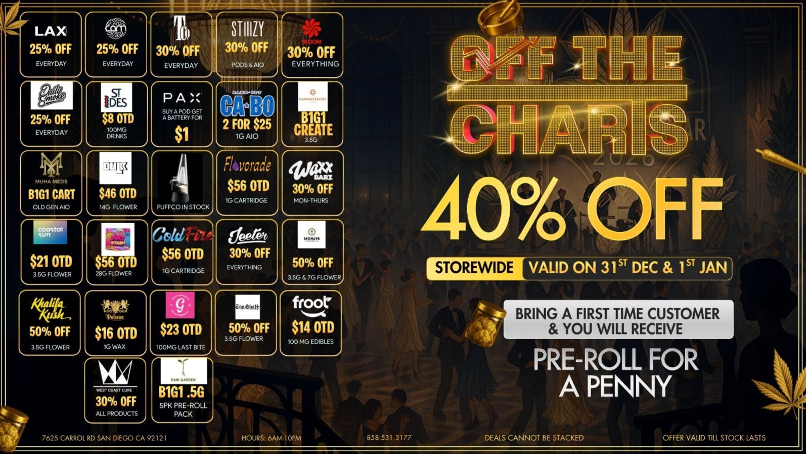 Off The Charts/BAM - Miramar Cheers to Savings and New Starts